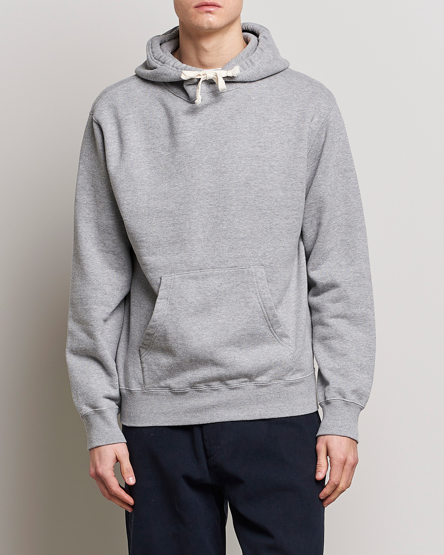 Hombres | Jerséis y prendas de punto | BEAMS PLUS | Japanese Cotton Hoodie Heather Grey