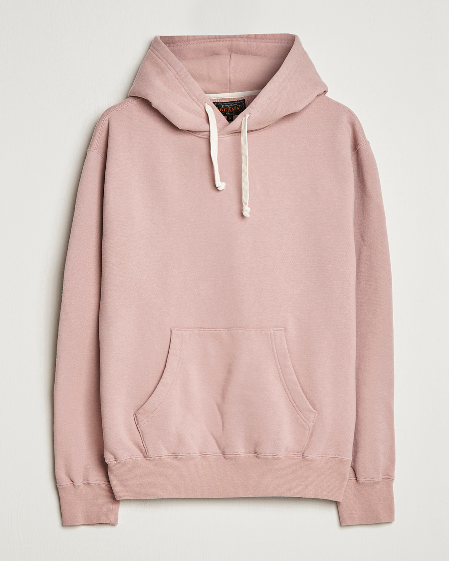 Hombres | Jerséis y prendas de punto | BEAMS PLUS | Japanese Cotton Hoodie Pink