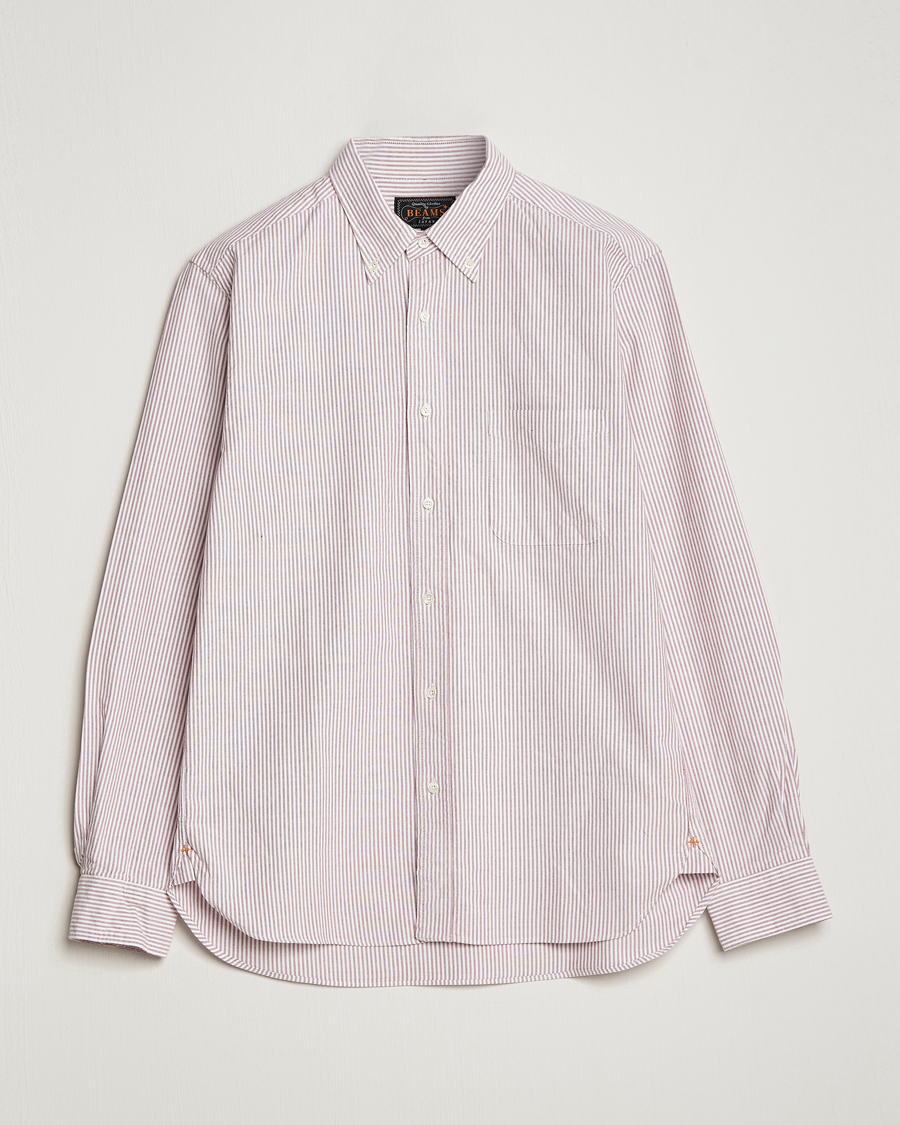 Hombres | Camisas | BEAMS PLUS | Oxford Button Down Shirt Wine