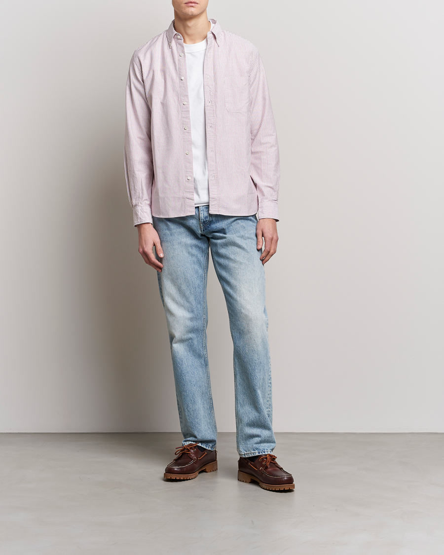 Hombres | Camisas | BEAMS PLUS | Oxford Button Down Shirt Wine