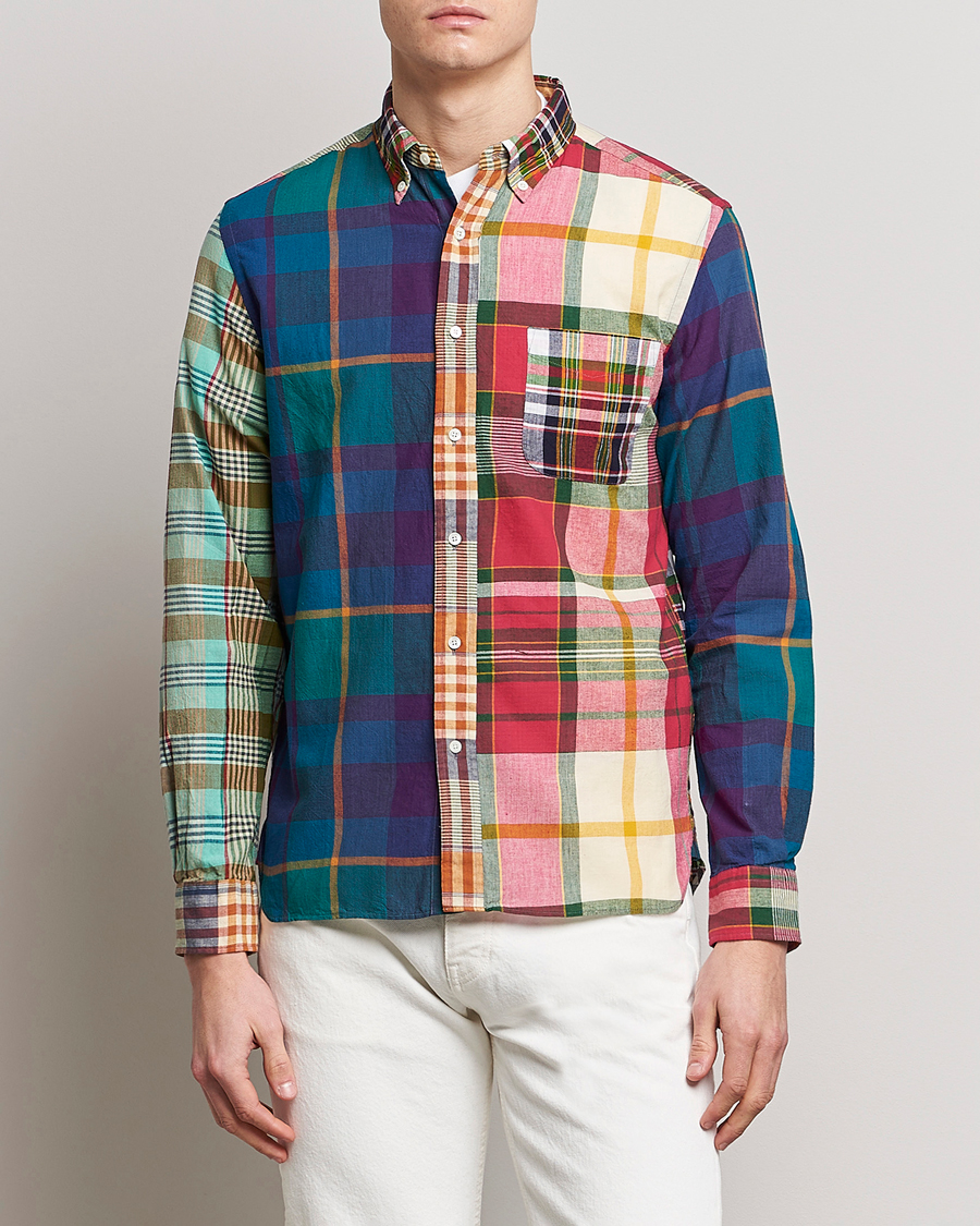 Hombres | Camisas | BEAMS PLUS | Indian Madras Button Down Shirt Multicolor