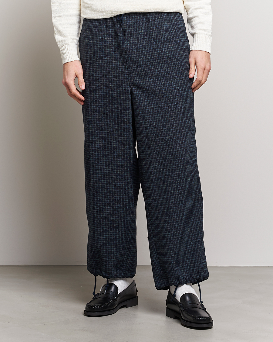 Hombres | Pantalones | BEAMS PLUS | Panama Wool Pants Navy
