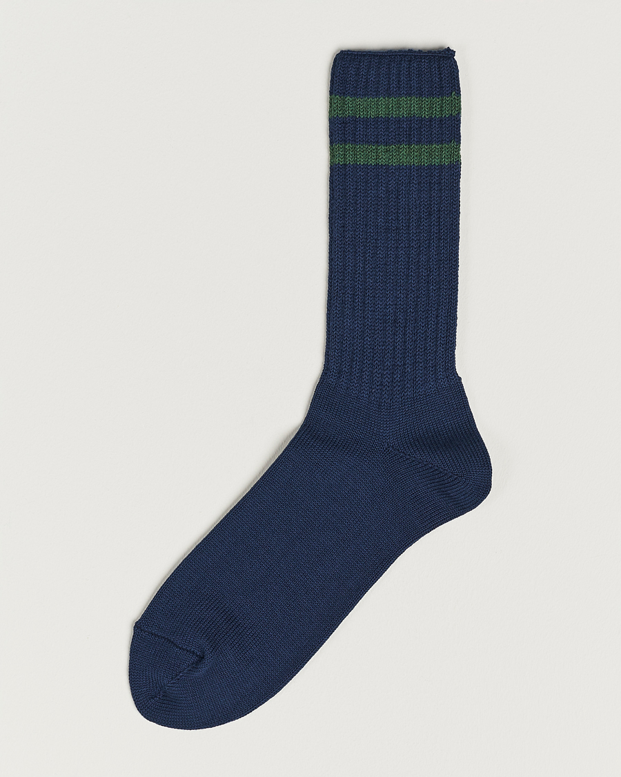 Hombres | Ropa interior y calcetines | BEAMS PLUS | Schoolboy Socks Navy/Green