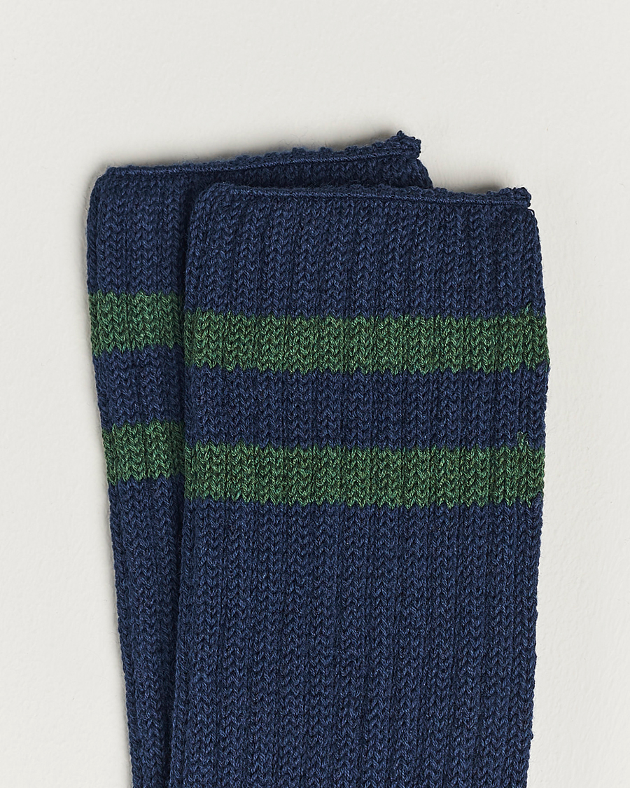 Hombres | Ropa interior y calcetines | BEAMS PLUS | Schoolboy Socks Navy/Green