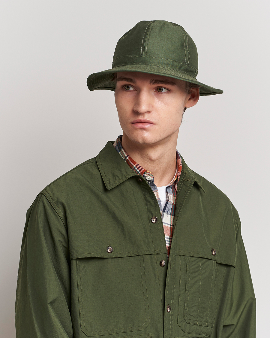 Hombres | BEAMS PLUS MIL Cotton Hat Olive | BEAMS PLUS | MIL Cotton Hat Olive
