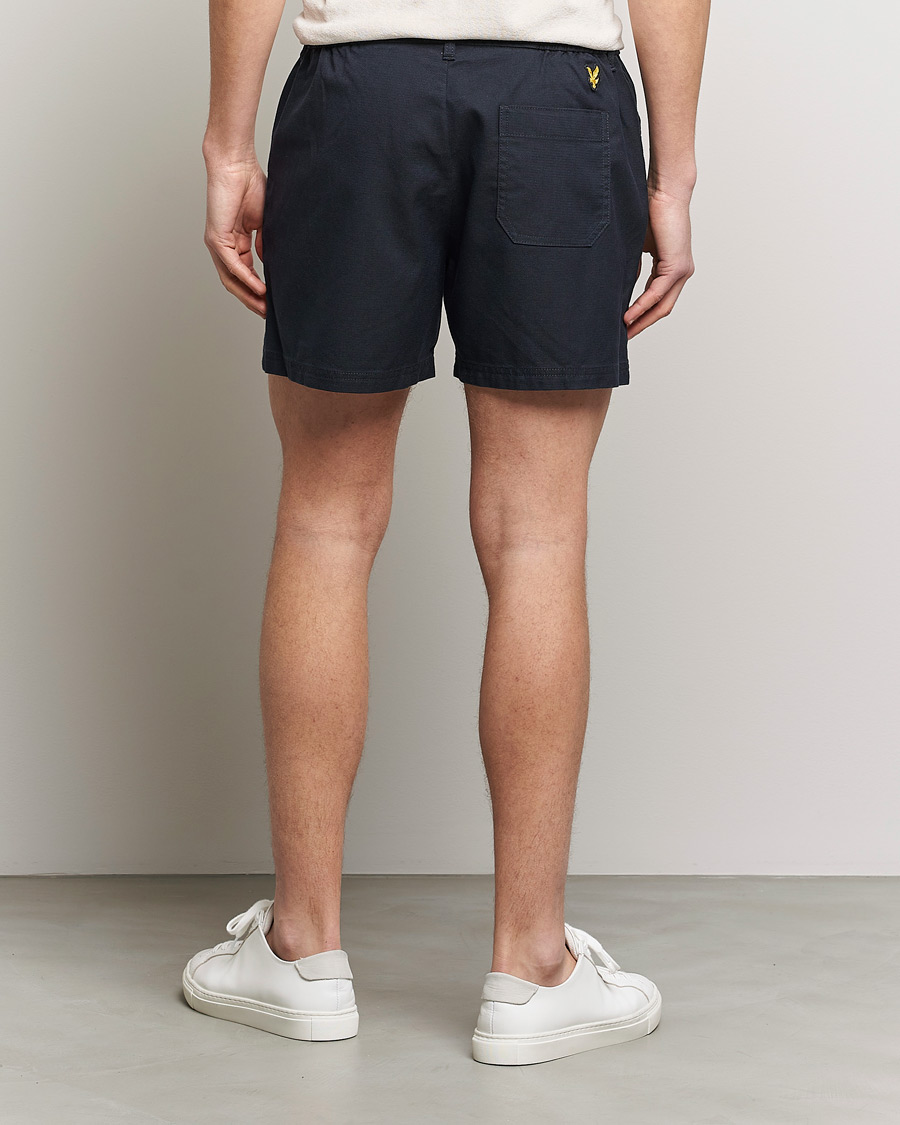Hombres | Pantalones cortos | Lyle & Scott | Textured Shorts Dark Navy