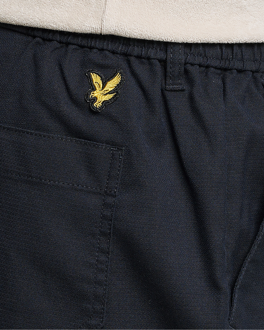 Hombres | Pantalones cortos | Lyle & Scott | Textured Shorts Dark Navy