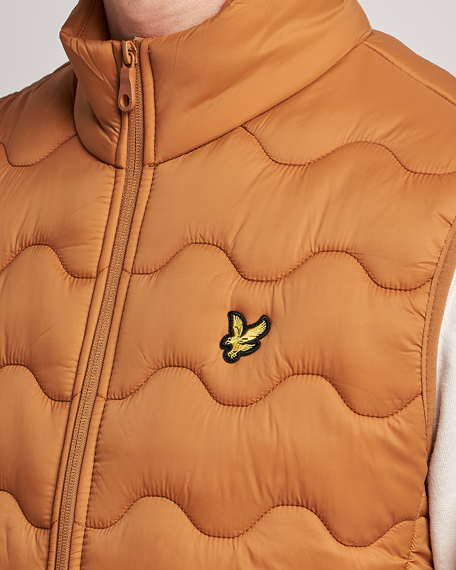 Hombres | Chalecos | Lyle & Scott | Crest Quilted Gilet Vest Salt Burne