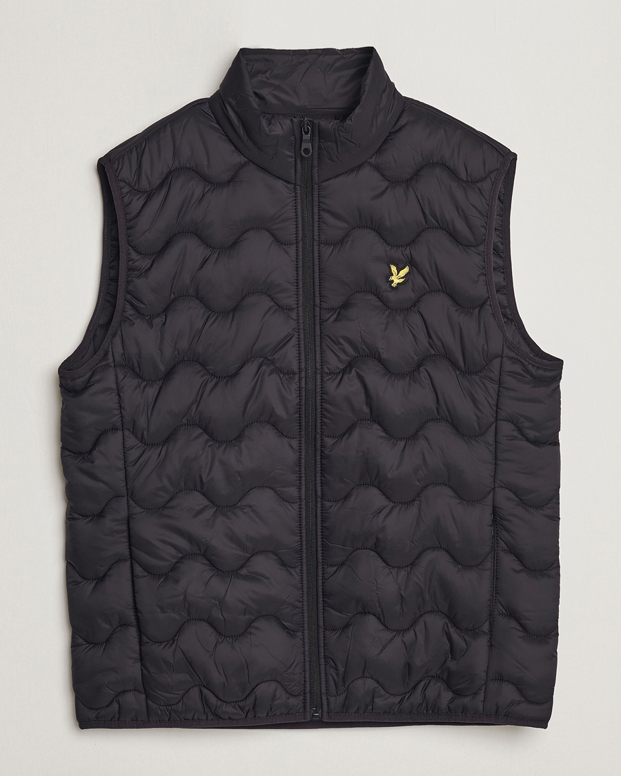 Hombres | Chalecos | Lyle & Scott | Crest Quilted Gilet Vest Black