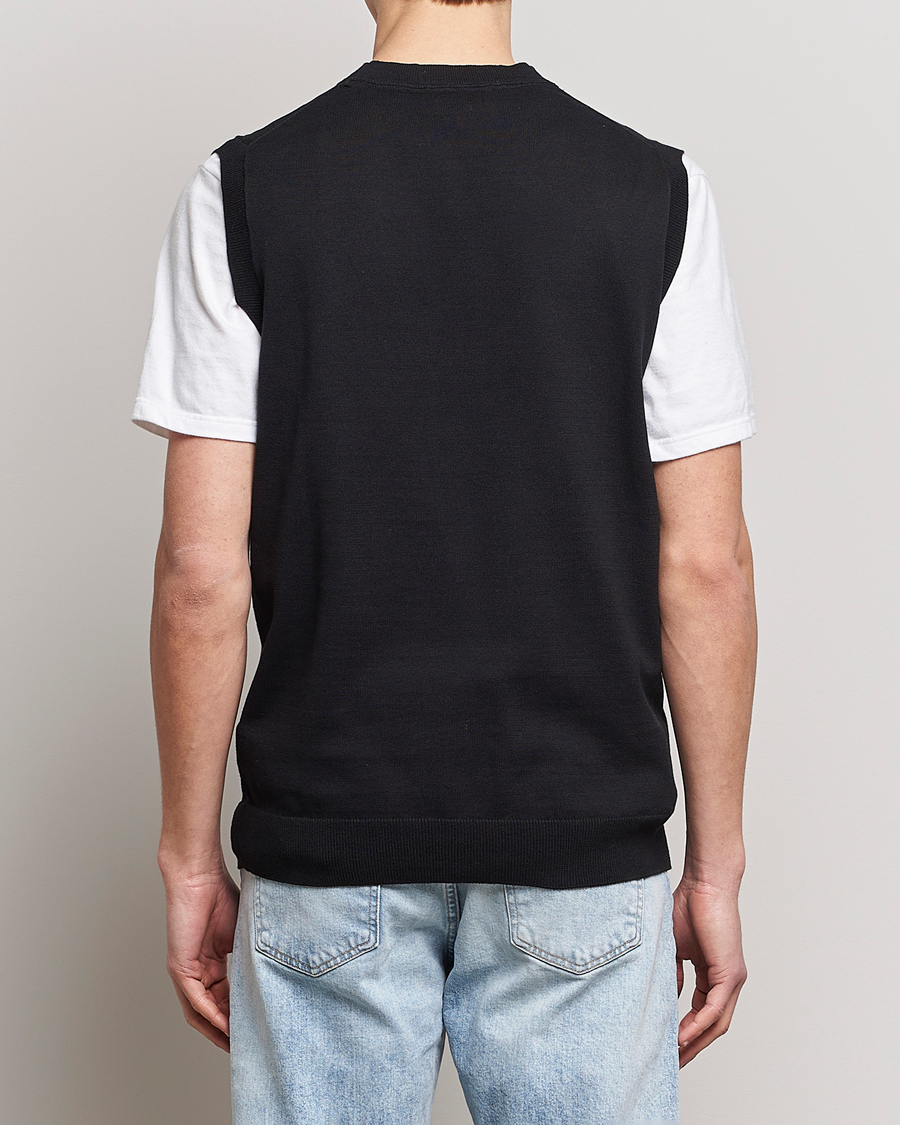 Hombres | Jerséis y prendas de punto | Lyle & Scott | Cotton Vest Black