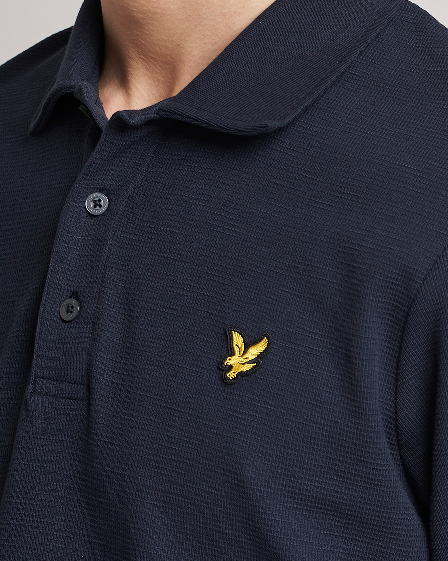 Hombres | Polos | Lyle & Scott | Milano Trim Pique Polo Dark Navy