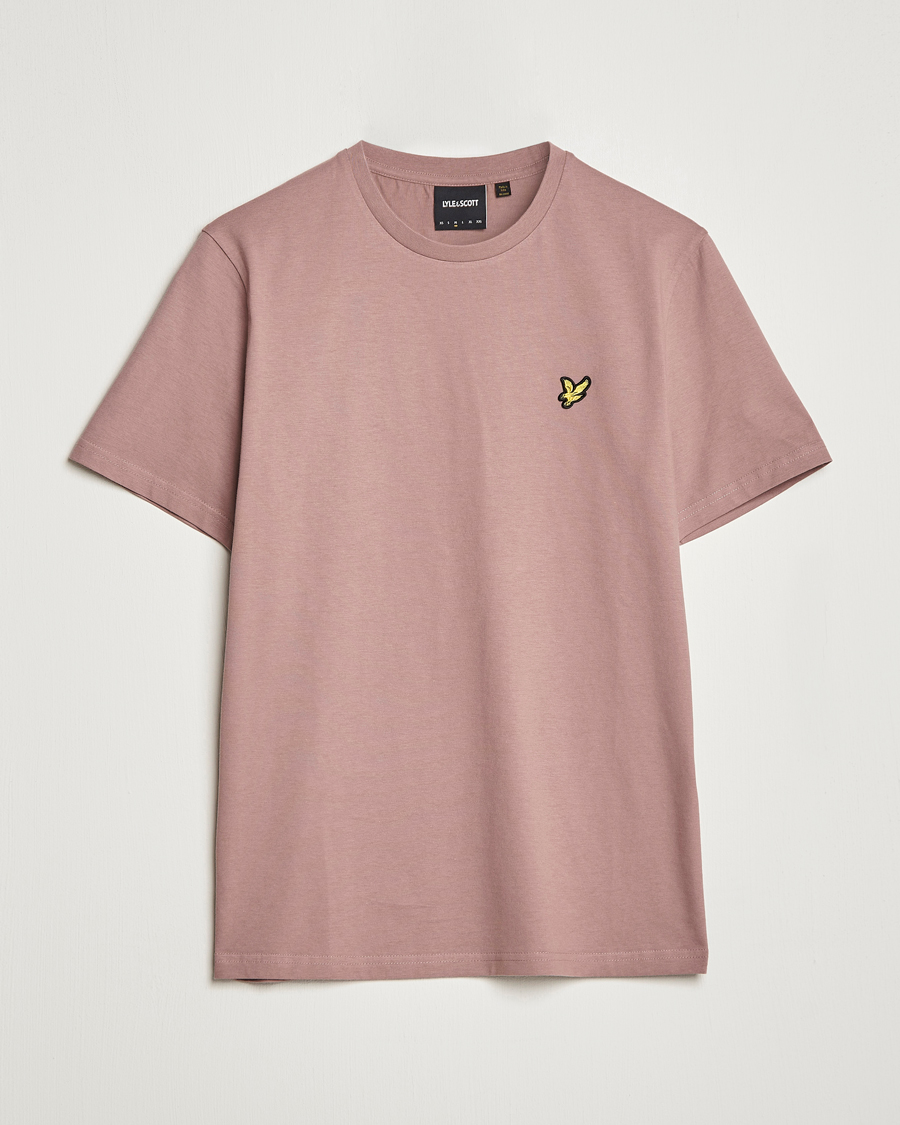 Hombres | Camisetas | Lyle & Scott | Crew Neck Organic Cotton Tee Hutton Pink