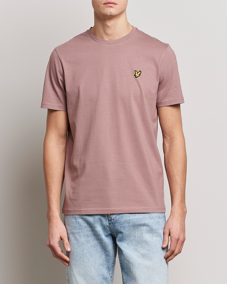 Hombres | Camisetas | Lyle & Scott | Crew Neck Organic Cotton Tee Hutton Pink