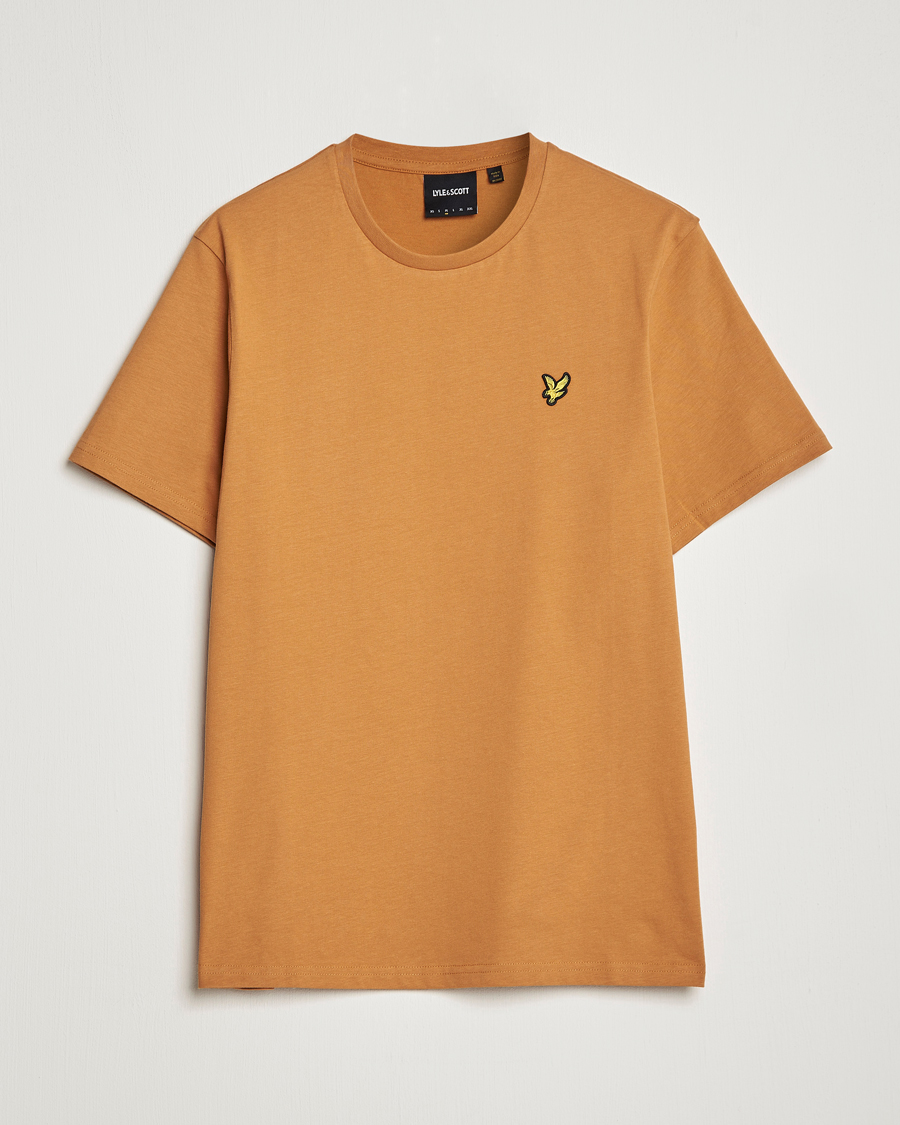 Hombres | Camisetas | Lyle & Scott | Crew Neck Organic Cotton Tee Salt Burne