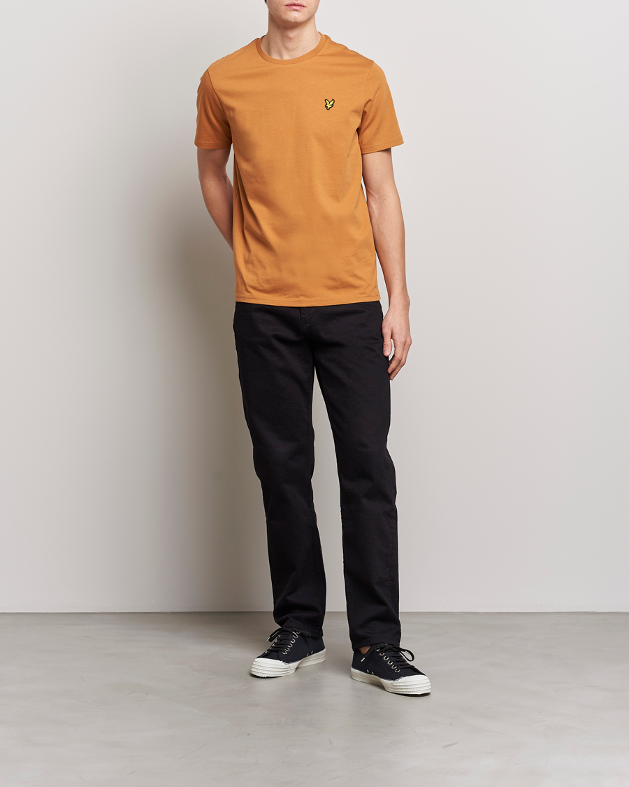 Hombres | Camisetas | Lyle & Scott | Crew Neck Organic Cotton Tee Salt Burne
