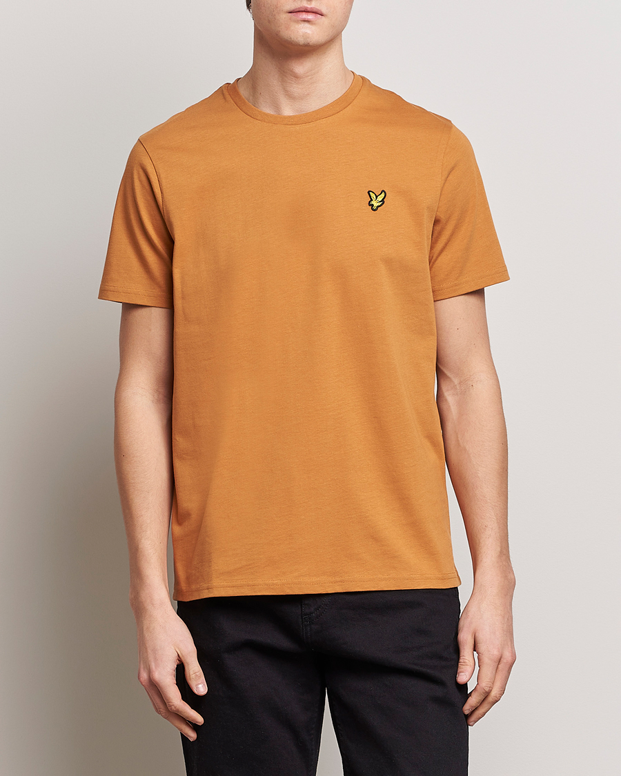Hombres | Camisetas | Lyle & Scott | Crew Neck Organic Cotton Tee Salt Burne