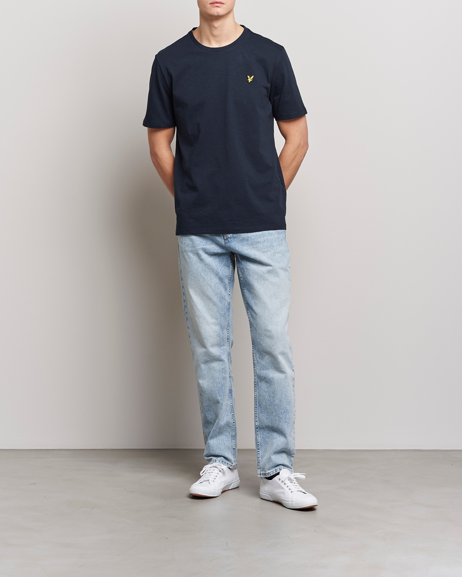 Hombres | Camisetas | Lyle & Scott | Slub T-Shirt Dark Navy