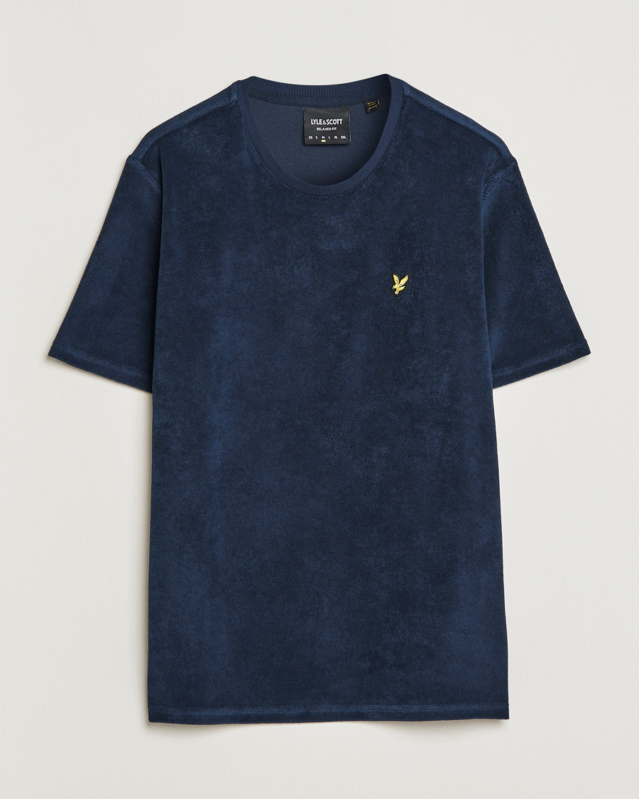 Hombres | Camisetas | Lyle & Scott | Terry T-Shirt Dark Navy
