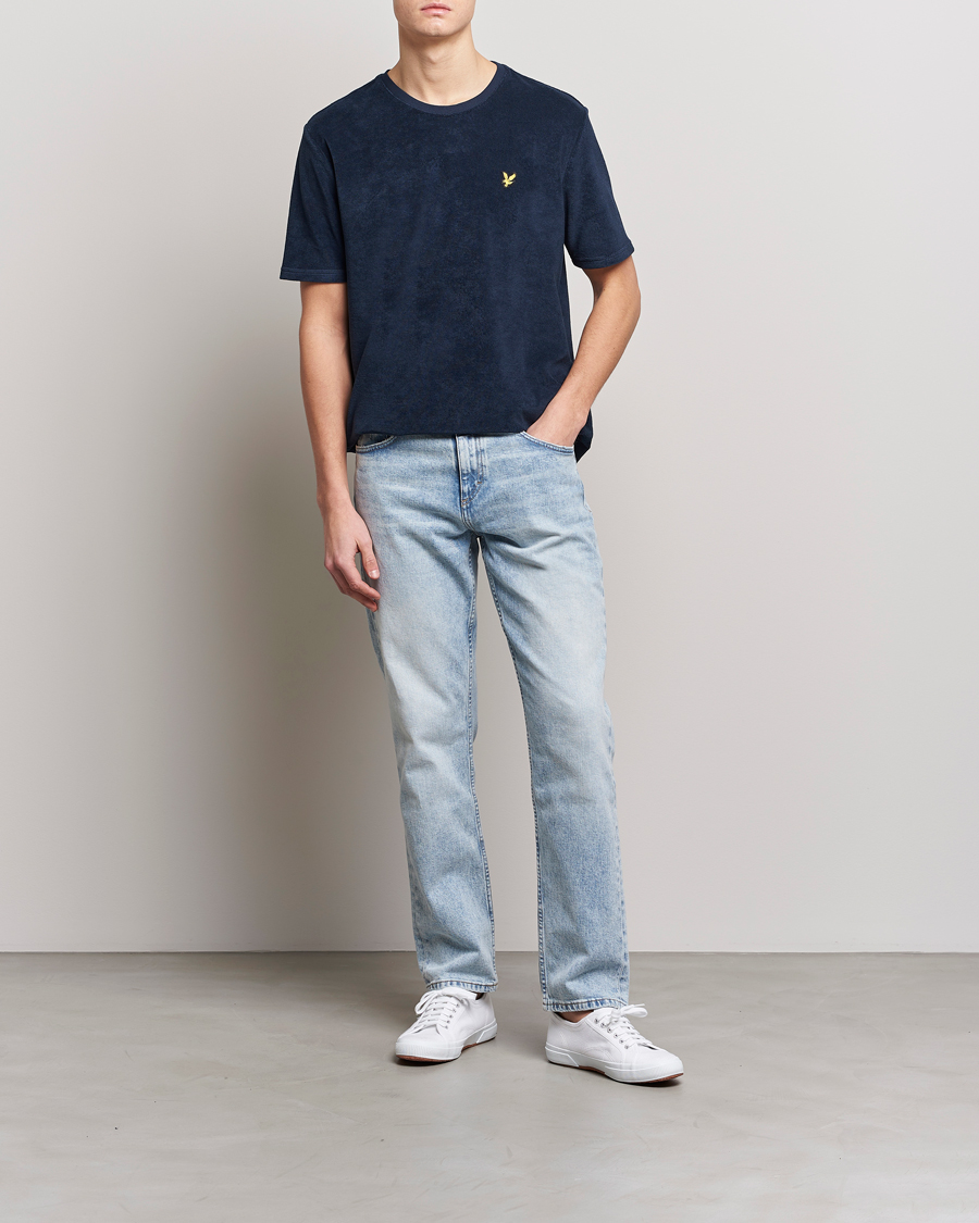 Hombres | Camisetas | Lyle & Scott | Terry T-Shirt Dark Navy