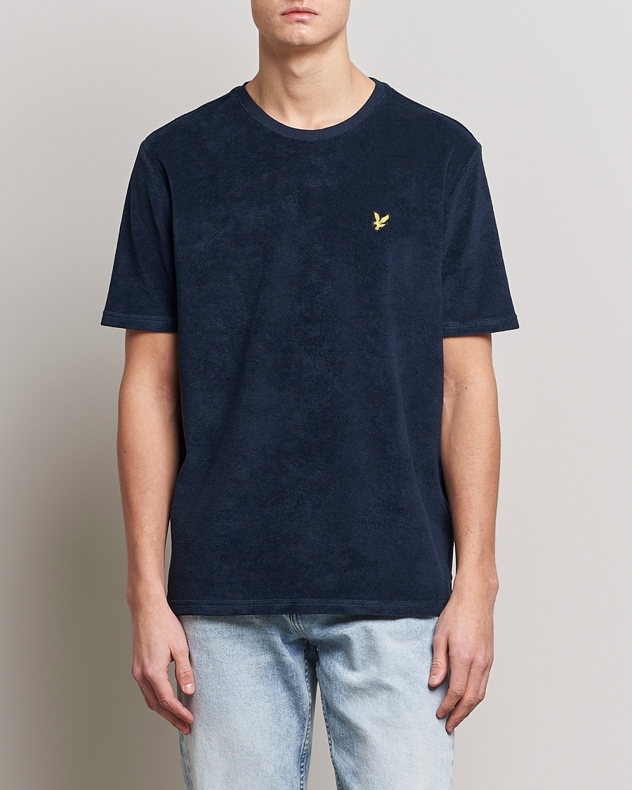 Hombres | Camisetas | Lyle & Scott | Terry T-Shirt Dark Navy