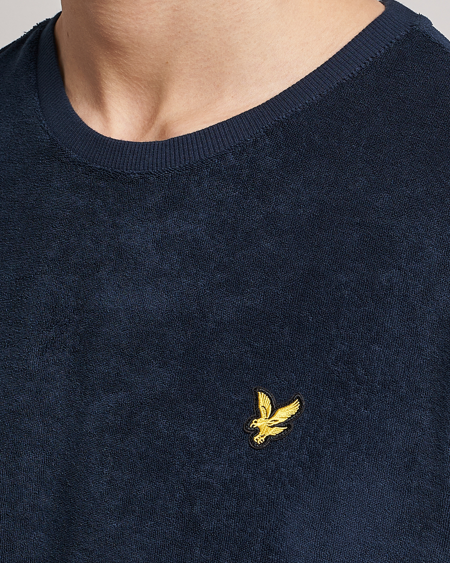 Hombres | Camisetas | Lyle & Scott | Terry T-Shirt Dark Navy
