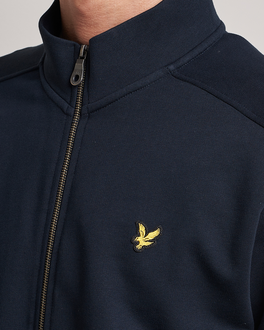 Hombres | Jerséis y prendas de punto | Lyle & Scott | Track Full Zip Sweater Dark Navy