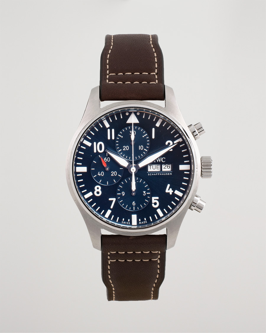 Hombres | Pre-Owned & Vintage Watches | IWC Pre-Owned | Le Petit Prince Chronograph IW377714 Steel Blue
