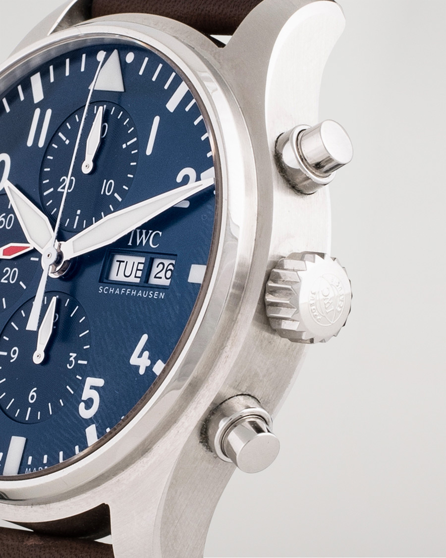 Hombres | Pre-Owned & Vintage Watches | IWC Pre-Owned | Le Petit Prince Chronograph IW377714 Steel Blue