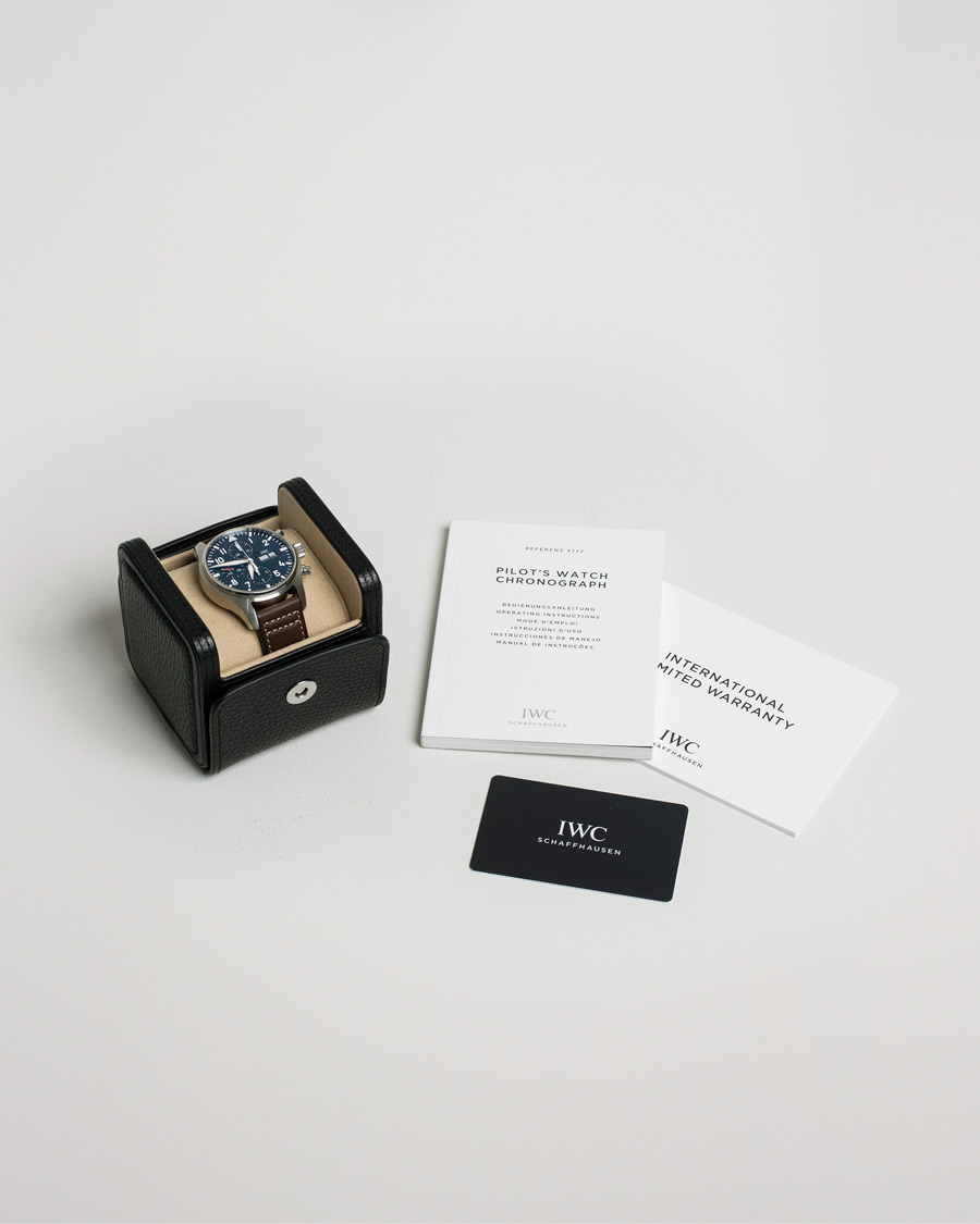Hombres | Pre-Owned & Vintage Watches | IWC Pre-Owned | Le Petit Prince Chronograph IW377714 Steel Blue