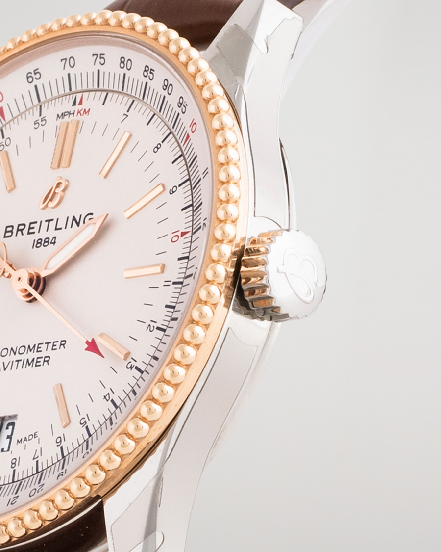 Hombres | Pre-Owned & Vintage Watches | Breitling Pre-Owned | Navitimer38 U17325211G1P1 Steel White