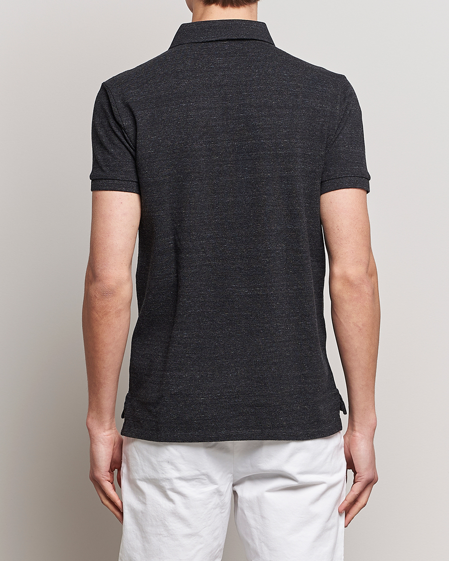 Hombres | Polos | Polo Ralph Lauren | Custom Slim Fit Polo Black Marl Heather