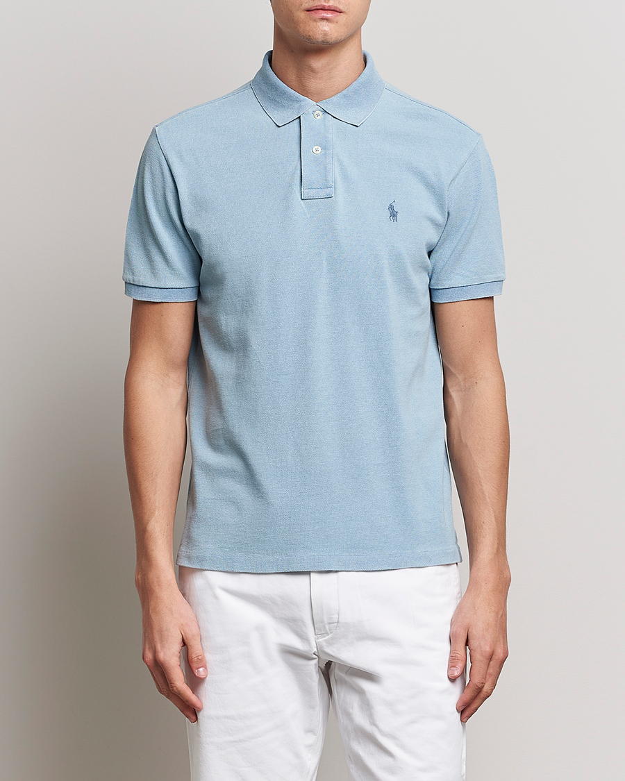 Hombres | Polos | Polo Ralph Lauren | Custom Slim Fit Polo Light Indigo