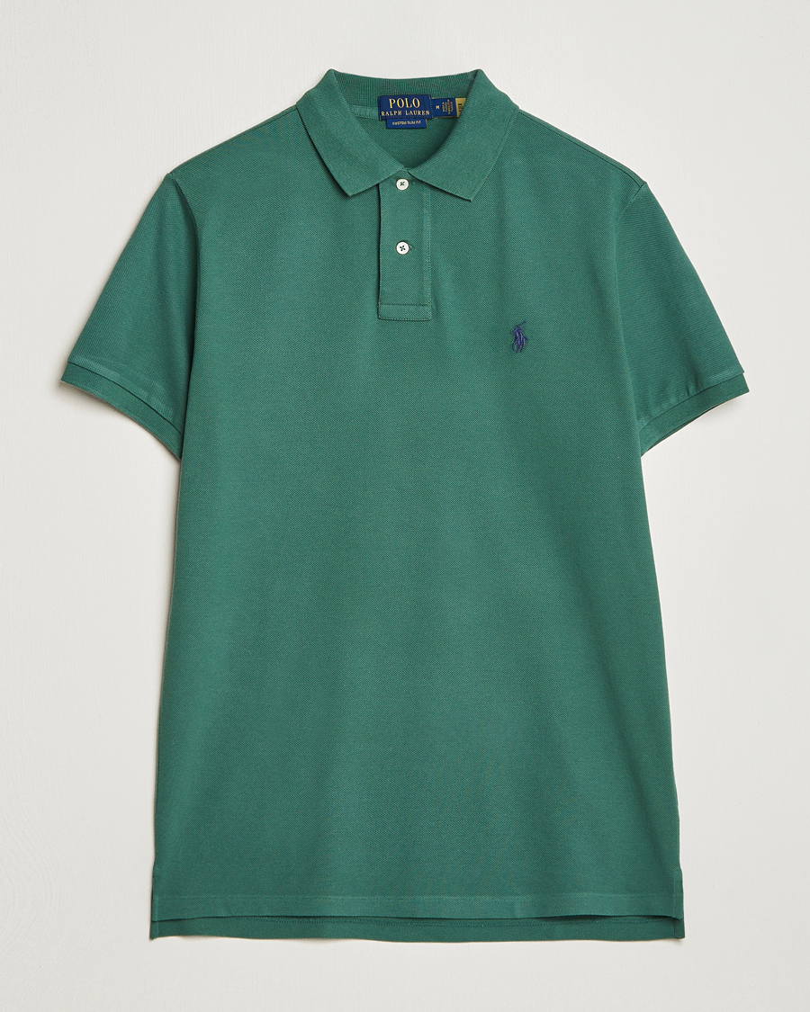 Hombres | Polos | Polo Ralph Lauren | Custom Slim Fit Polo Washed Forest