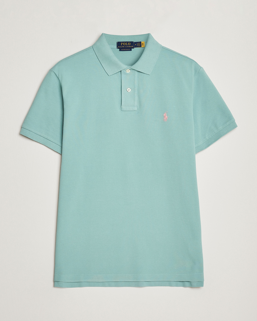 Hombres | Polos | Polo Ralph Lauren | Custom Slim Fit Polo Essex Green