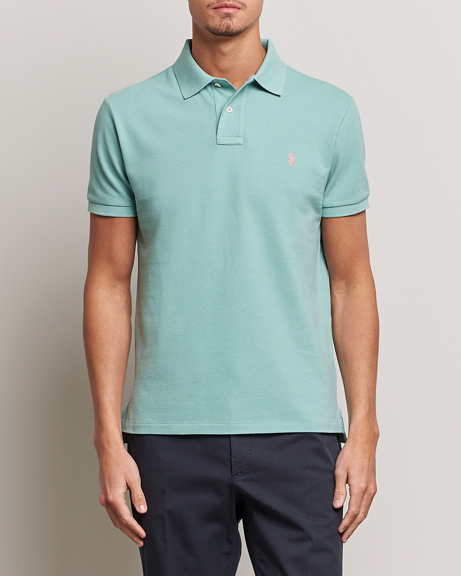 Hombres | Polos | Polo Ralph Lauren | Custom Slim Fit Polo Essex Green