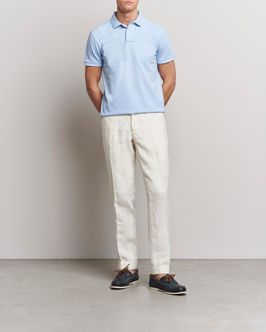 Hombres | Polos | Polo Ralph Lauren | Custom Slim Fit Polo Office Blue