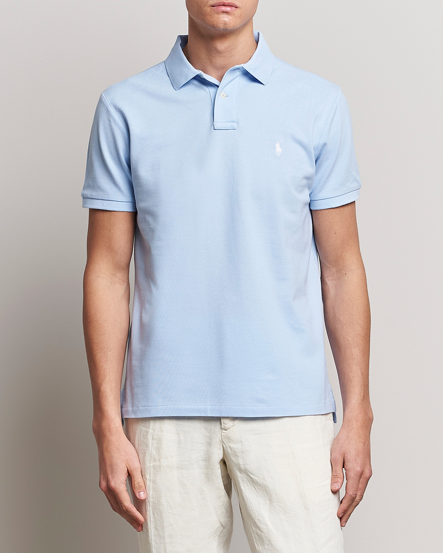 Hombres | Polos | Polo Ralph Lauren | Custom Slim Fit Polo Office Blue