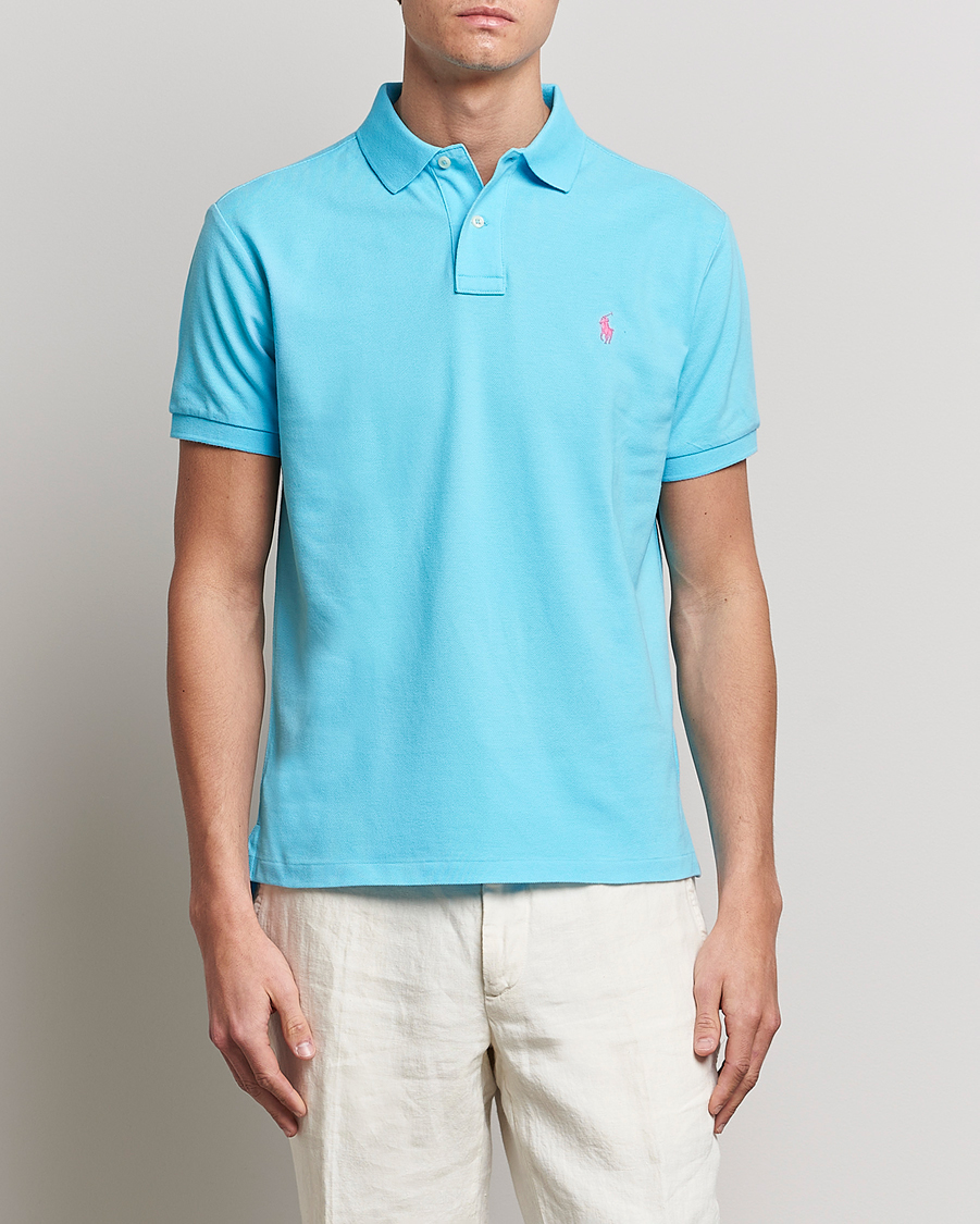Hombres | Polos | Polo Ralph Lauren | Custom Slim Fit Polo Turquoise Nova