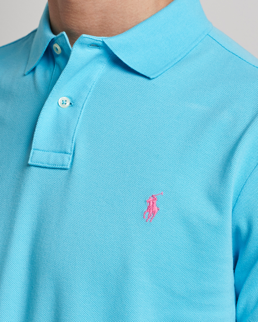 Hombres | Polos | Polo Ralph Lauren | Custom Slim Fit Polo Turquoise Nova