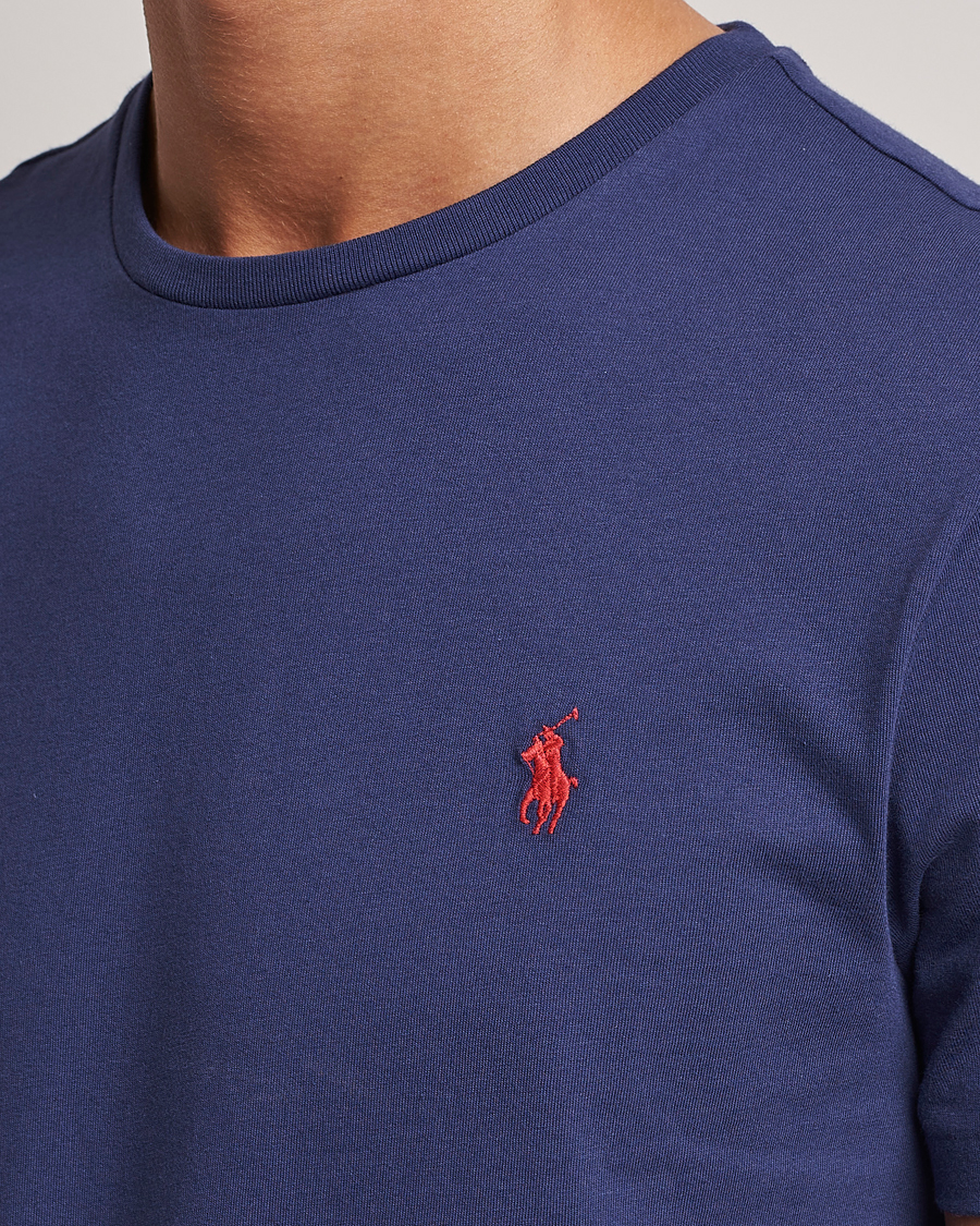 Hombres | Camisetas | Polo Ralph Lauren | Crew Neck T-Shirt Boathouse Navy