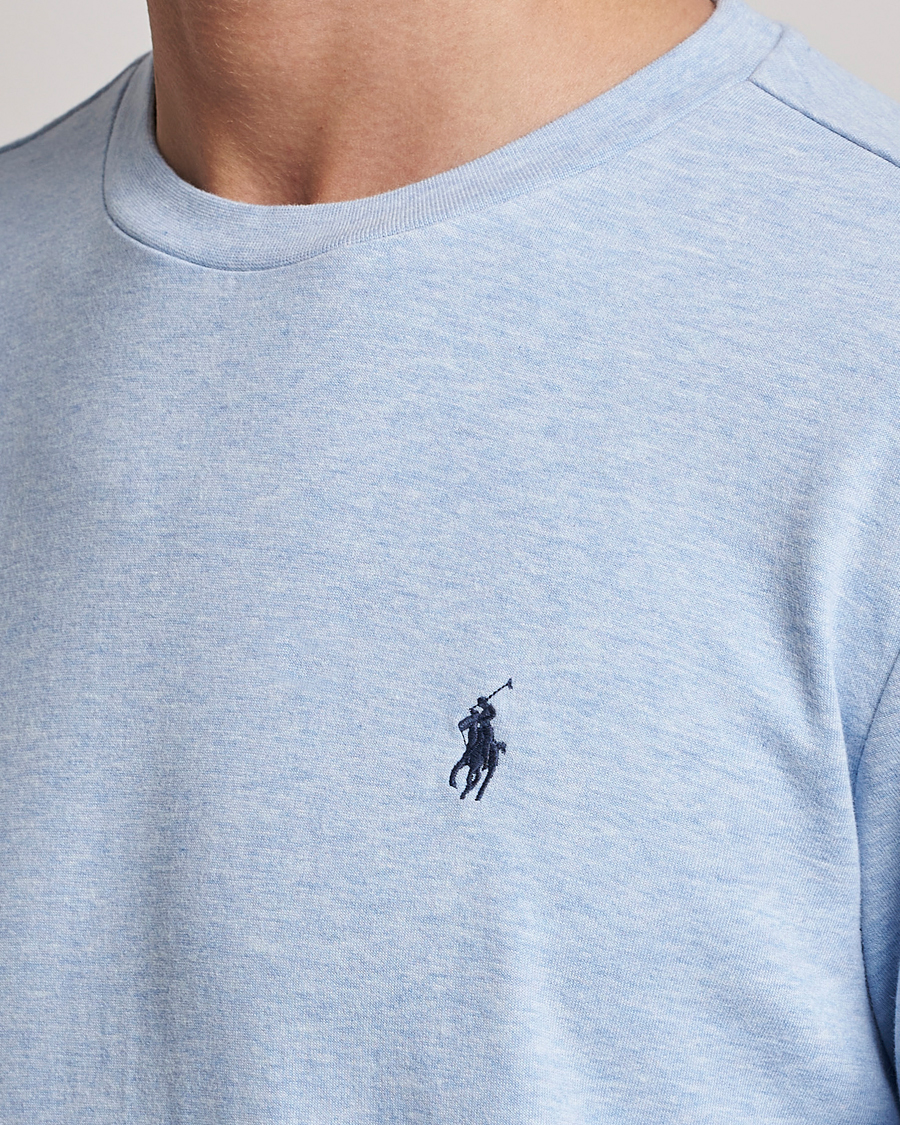 Hombres | Jerséis y prendas de punto | Polo Ralph Lauren | Double Knitted Jersey Sweatshirt Elite Blue Heather
