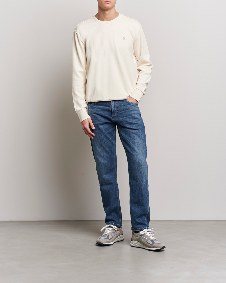 Hombres | Jerséis y prendas de punto | Polo Ralph Lauren | Double Knitted Jersey Sweatshirt Guide Cream