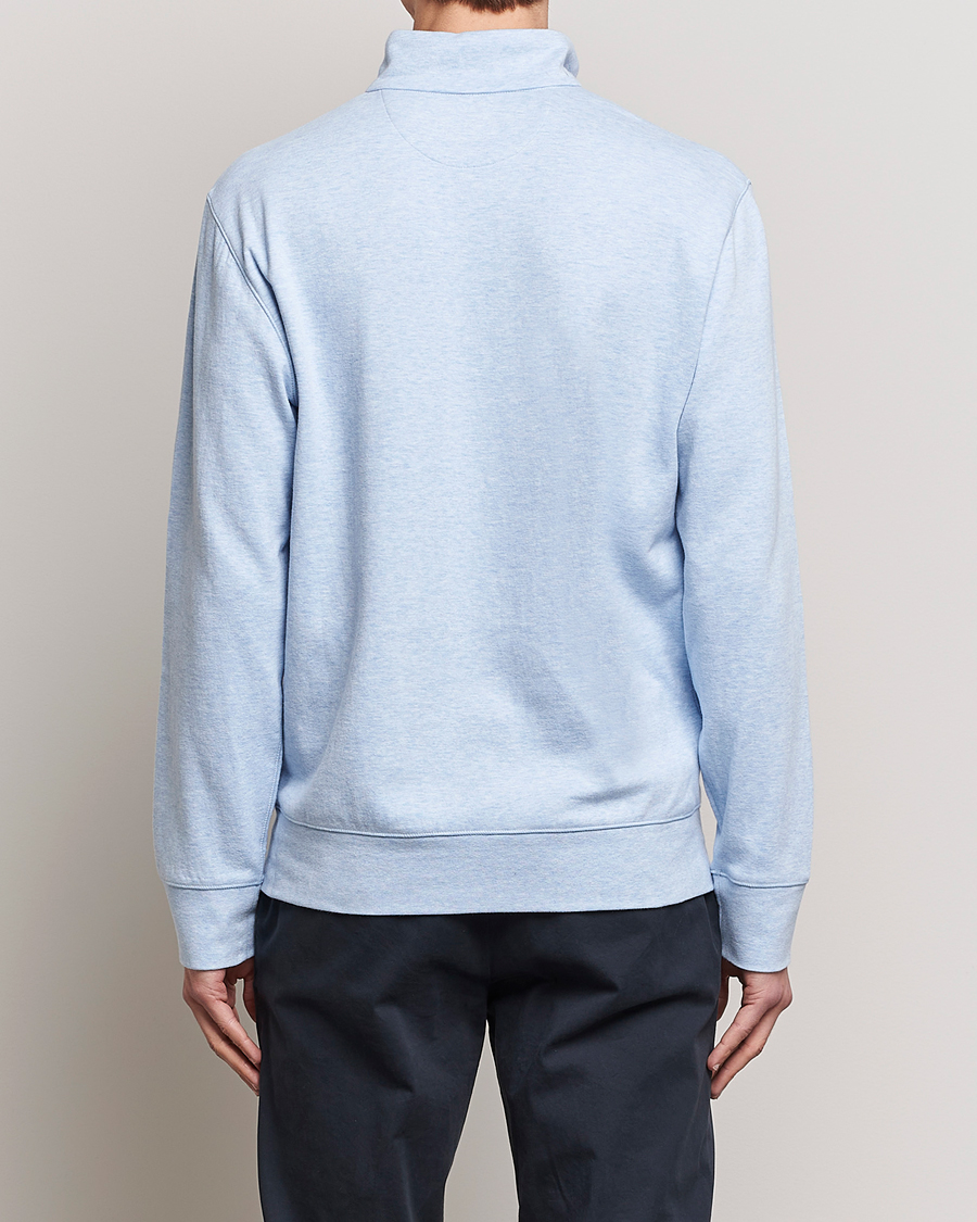 Hombres | Jerséis y prendas de punto | Polo Ralph Lauren | Tech Double Knit Half Zip Office Blue Heather