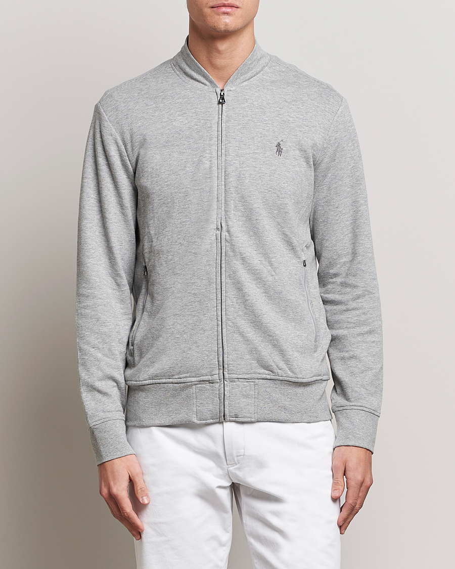 Hombres | Jerséis y prendas de punto | Polo Ralph Lauren | Double Knit Full-Zip Sweater Andover Heather