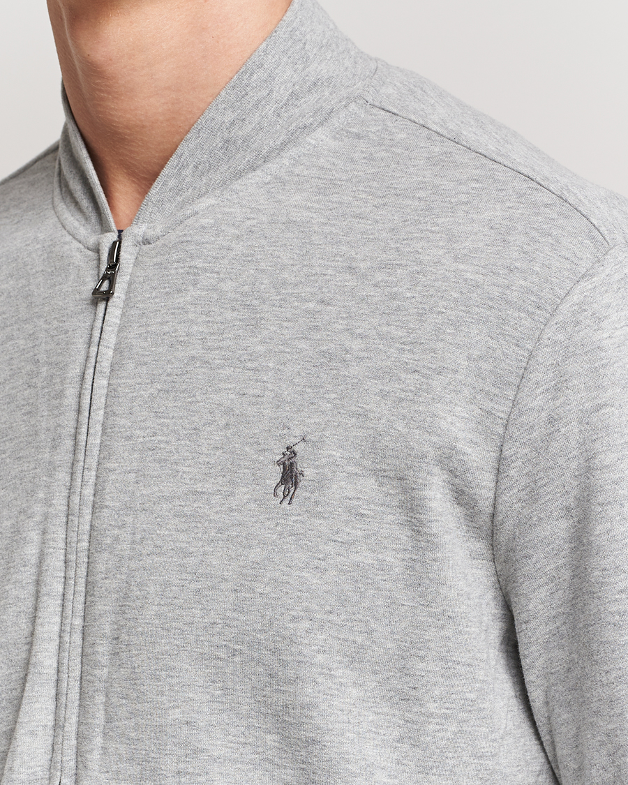 Hombres | Jerséis y prendas de punto | Polo Ralph Lauren | Double Knit Full-Zip Sweater Andover Heather