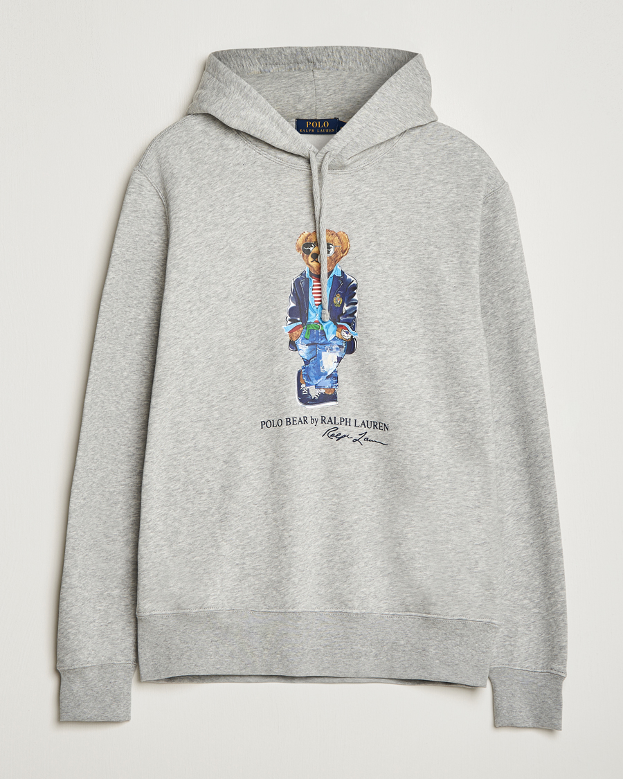 Hombres | Jerséis y prendas de punto | Polo Ralph Lauren | Printed Regatta Bear Hoodie Andover Heather