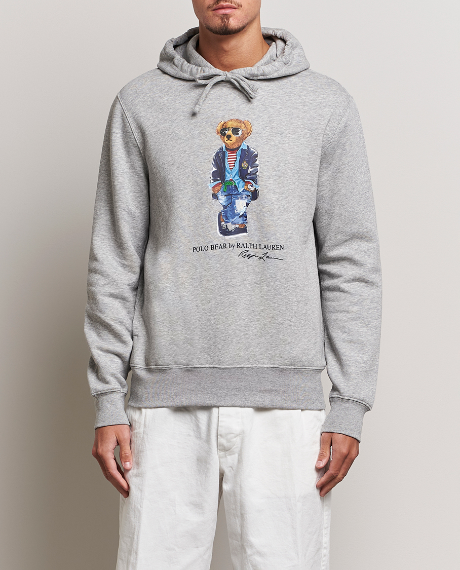 Hombres | Jerséis y prendas de punto | Polo Ralph Lauren | Printed Regatta Bear Hoodie Andover Heather
