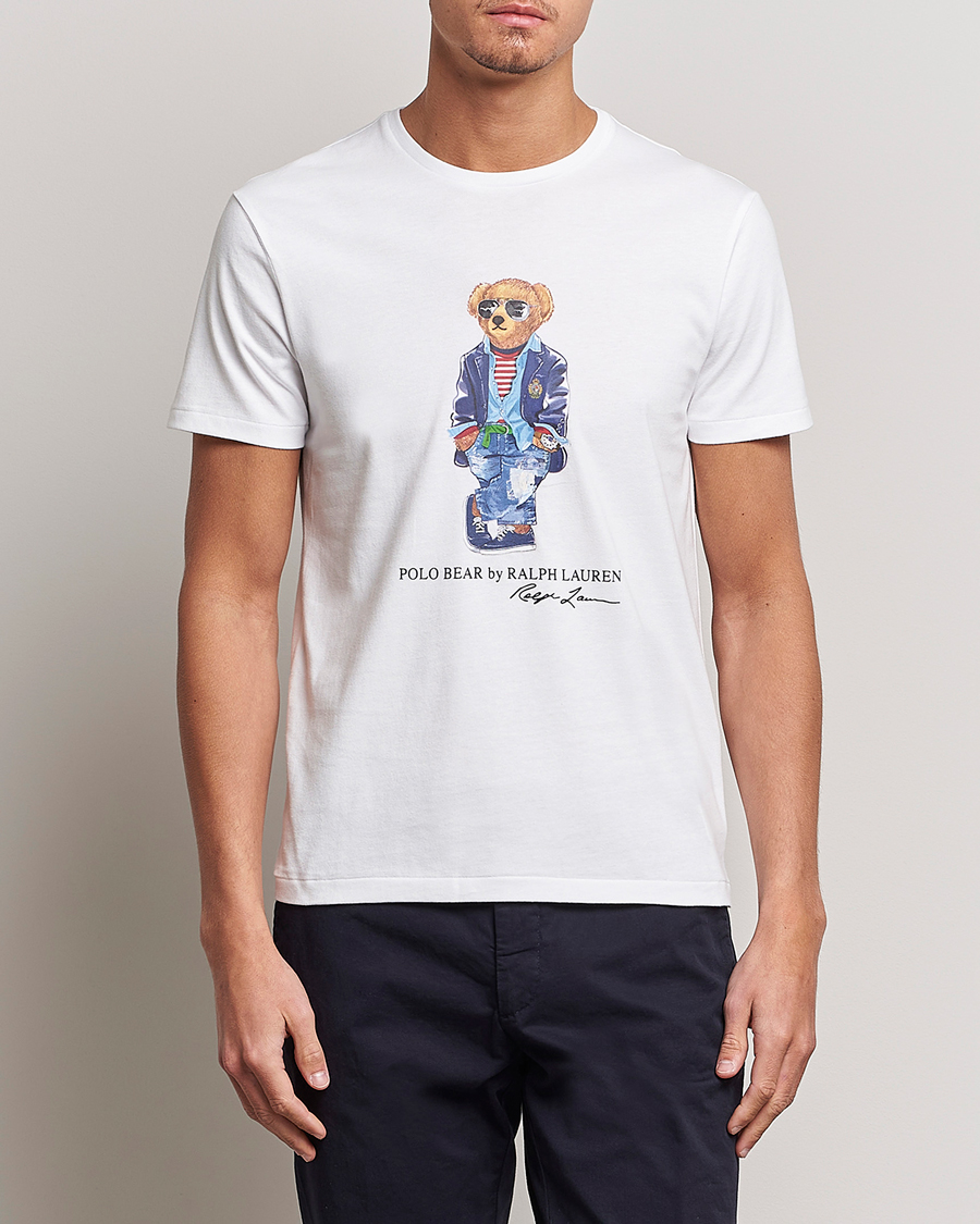 Hombres | Camisetas | Polo Ralph Lauren | Printed Regatta Bear Crew Neck T-Shirt White