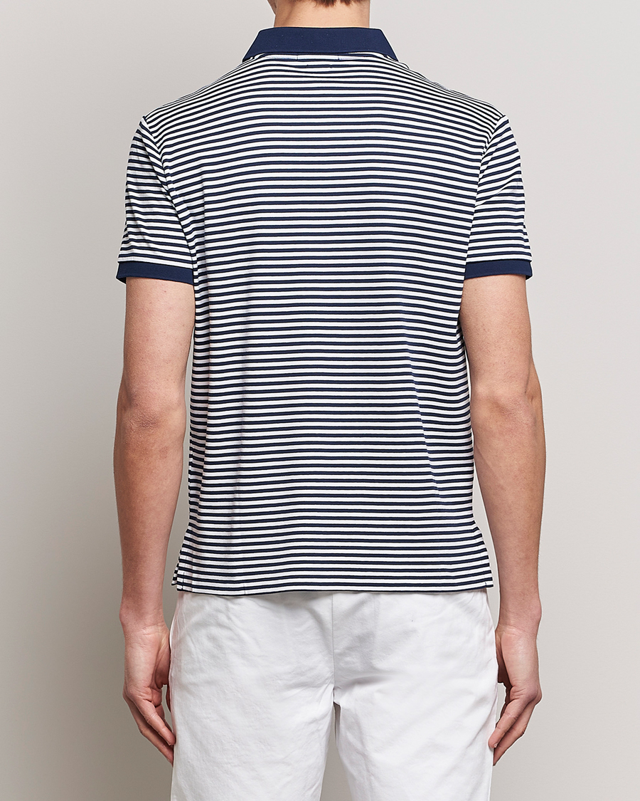 Hombres | Polos | Polo Ralph Lauren | Luxury Pima Cotton Striped Polo French Navy/White