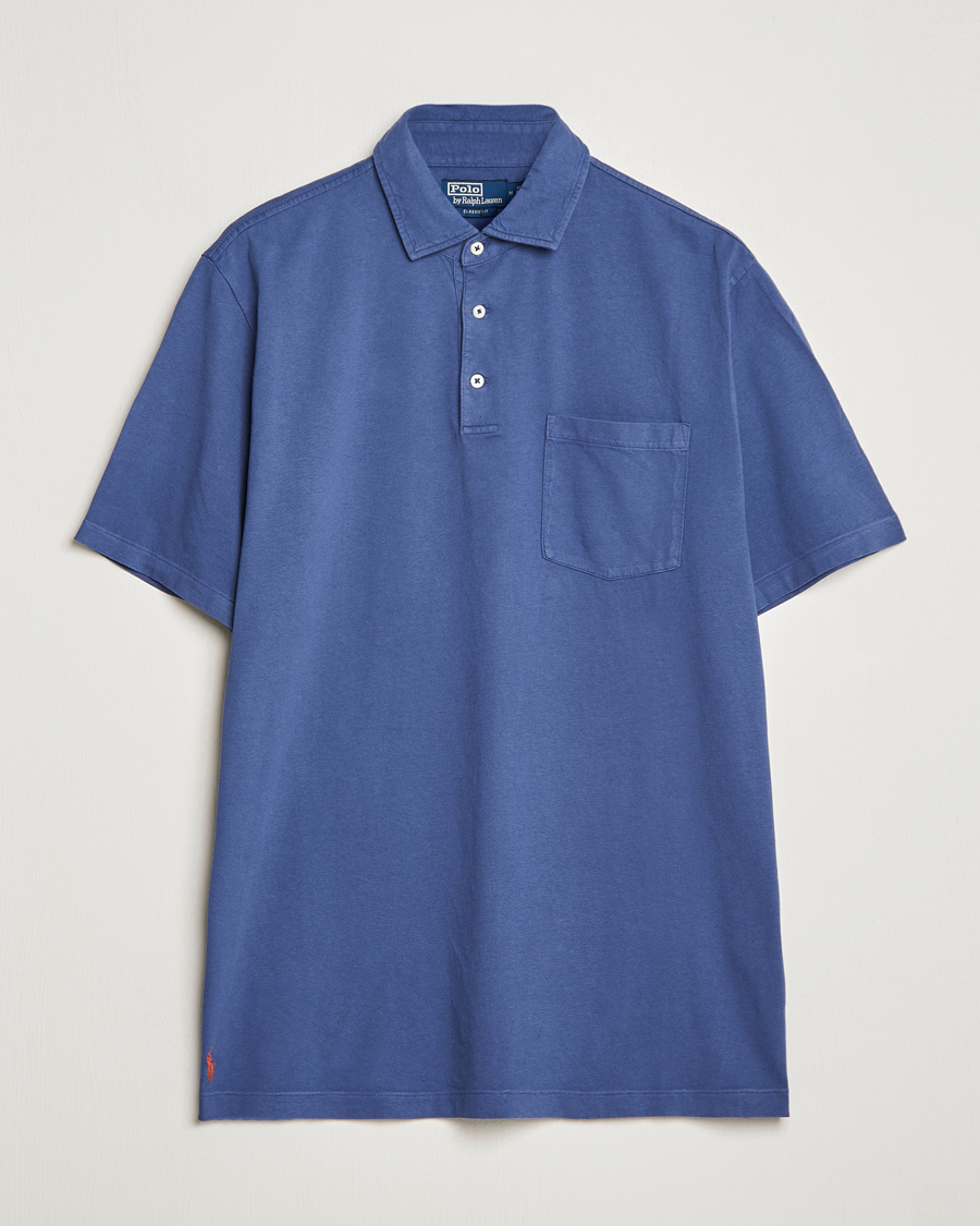 Hombres | Polos | Polo Ralph Lauren | Cotton/Linen Polo Boathouse Navy